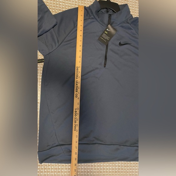 Nike 1/2 Zip Pullover Training Jacket Blue Embroidered Logo Men’s XL NWT - Picture 8 of 8